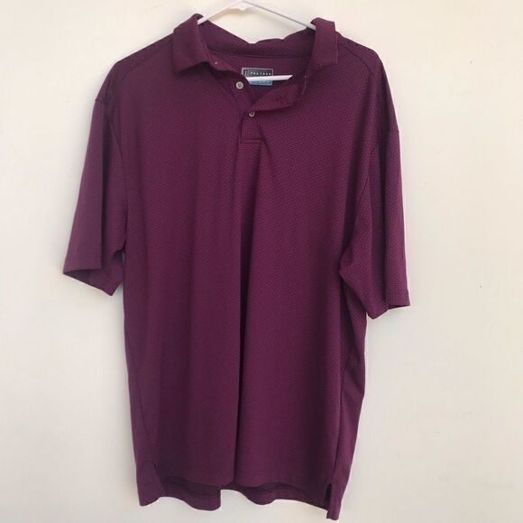 PGA Tour Golf Polo Shirt Purple XL - Picture 1 of 4